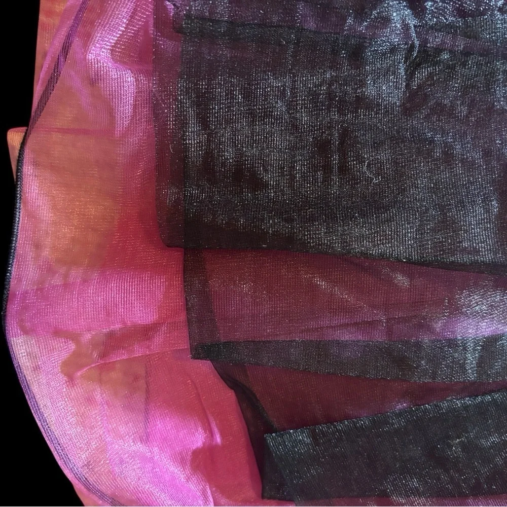 Weissman Black and Pink A-Line Tulle Skirt kids